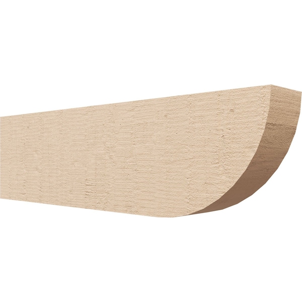Ekena Millwork 4in. W x 8in. H x 28in. L Durham Woodgrain TimberThane Rafter Tail, Primed Tan RFTUR04X08X28DURRCPR - main